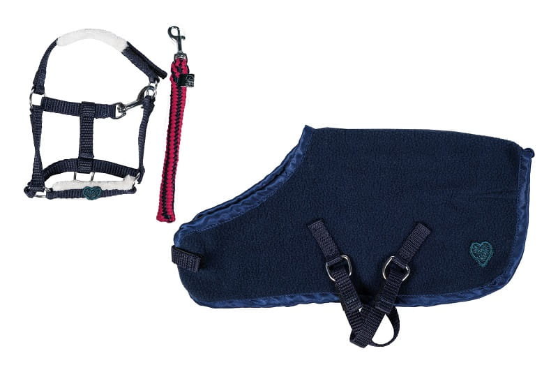 Zestaw HKM StarterSet CuddlePony granatowy