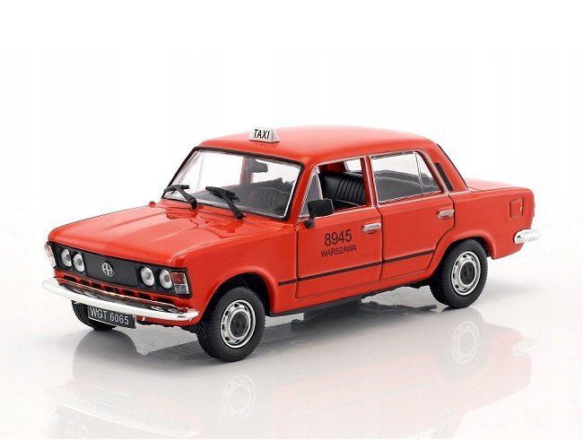 Atlas Fiat 125P Polski Fiat 1969 Taxi Warsza 1:43 116323