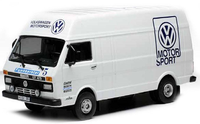 Ixo Models Vw Lt35 Lwb Van Team Volkswagen Rally  1:43 Rac286