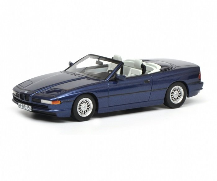 Schuco Bmw 850I Convertible Blue 1:43 450902500