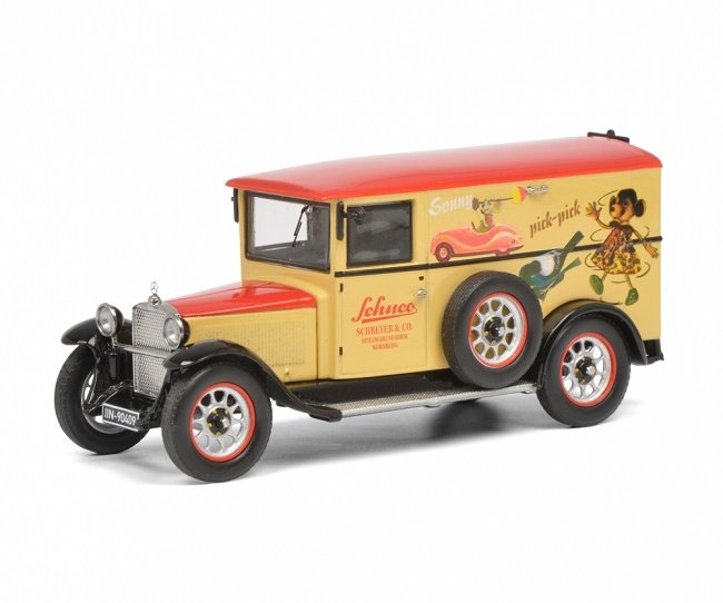 Schuco Mercedes Benz  L1000 Schreyer Co Th 1:43 450292600