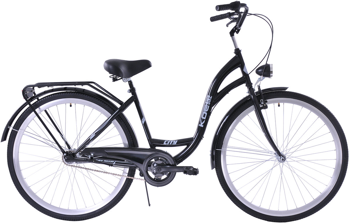 Rower miejski 28 Kozbike (K14) 3biegi czarny