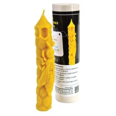 Silikonowa Forma Na Świece Z Plastrem I Pszczółką Duża - Wzór F018