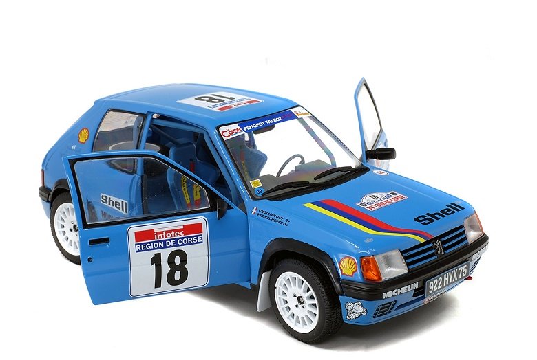 Solido Peugeot 205 #18 Rallye Tour De Corse  1:18 1801706