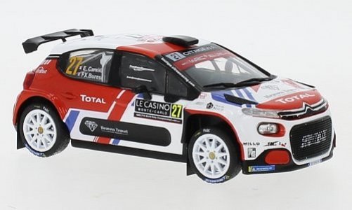 Ixo Models Citroen C3 R5 #27 Rally Monte Carlo 2I 1:43 Ram747