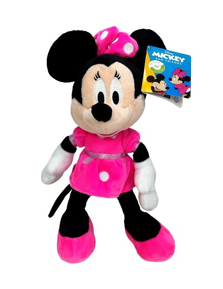 Maskotka Disney Myszka Minnie w różowej sukience 25 cm