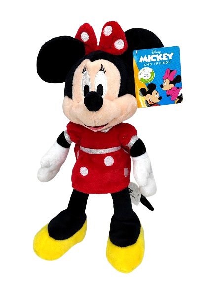 Maskotka Disney Myszka Minnie w czerwonej sukience 25 cm