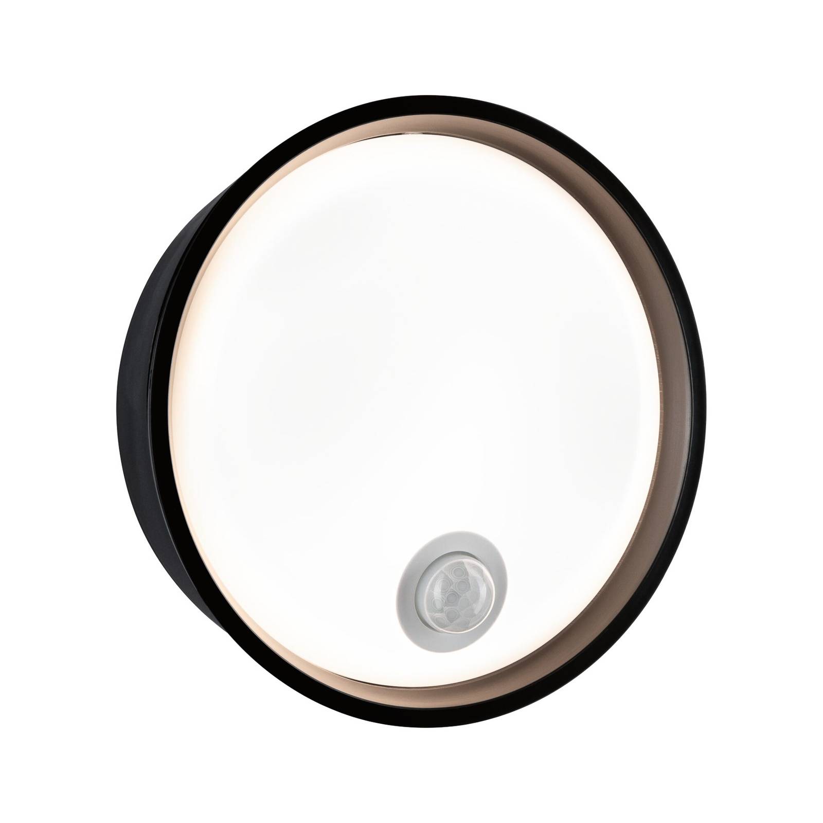 Paulmann Platomo kinkiet zewnętrzny LED sensor czarny
