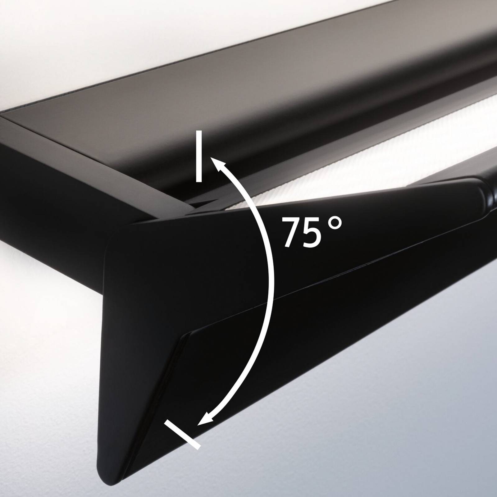 Lampa LED oświetlająca ścianę Paulmann Stine Dime, czarna