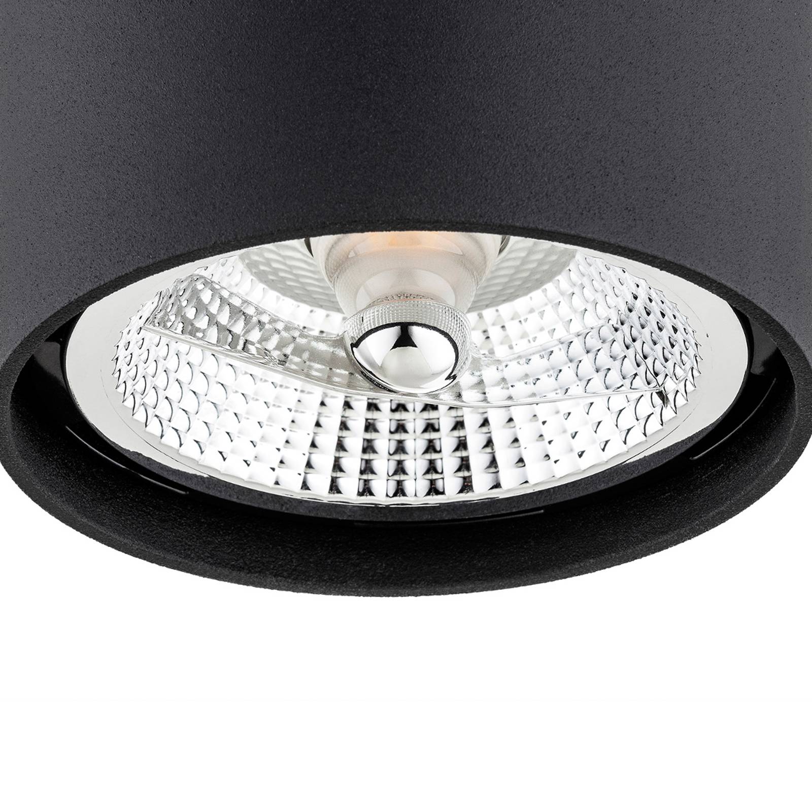 Argon Reflektor sufitowy Tubo Ø 12 cm, czarny
