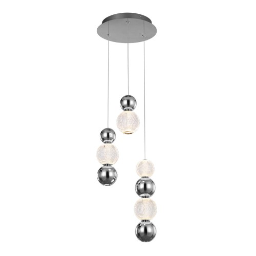 Oter lampa wisząca 4xLED/21W chrom PND-83728-21W-3K-CH