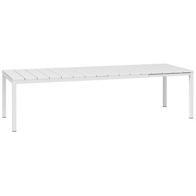 Stół ogrodowy rozkładany Rio Bianco 85 x 140 / 210 x 76 cm NARDI