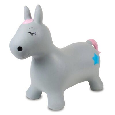 Sun Baby BABY Skoczek pony gumowy - szary J06.018.1.1