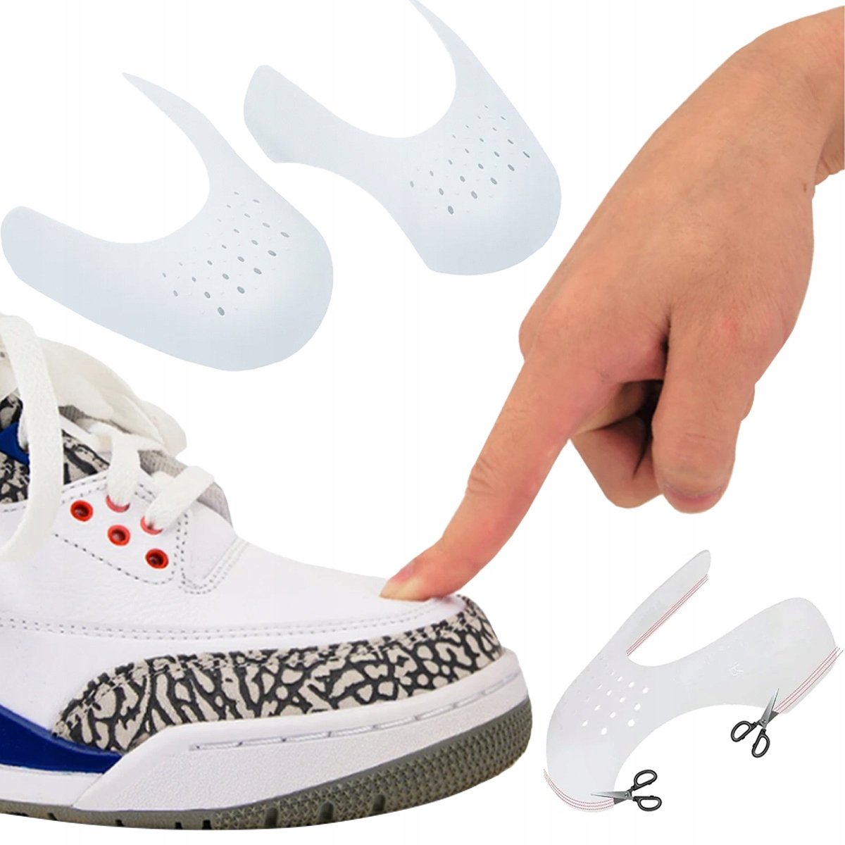 Usztywniacze na pomarszczone czubki butów WKŁADKI SNEAKER SHOE SHIELD L