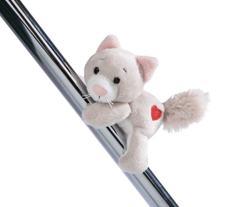 NICI 49402 Maskotka pluszowa magnetyczna Kot fluffy 12cm MagNICI