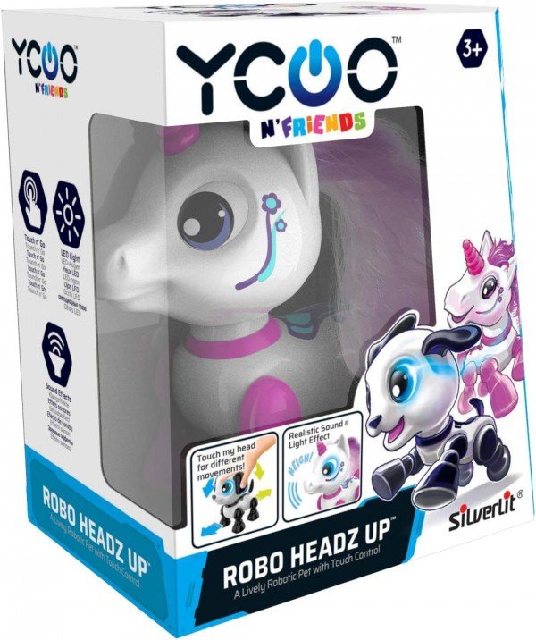Ycoo Robo Heads Up Interaktywny piesek/ jednorożec miks 2 wzorów