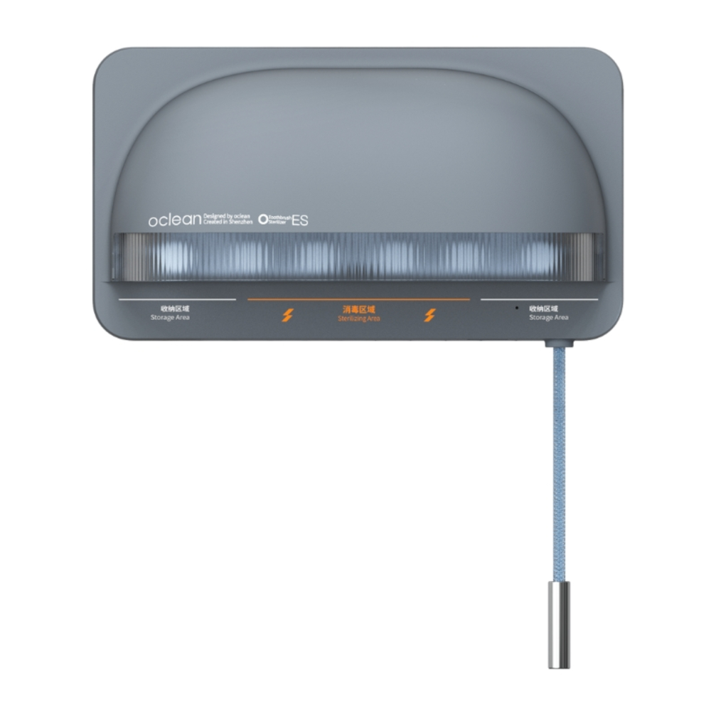 OCLEAN X Series S1 Sanitizer GREY 1szt. - uchwyt dezynfekujący do szczoteczek