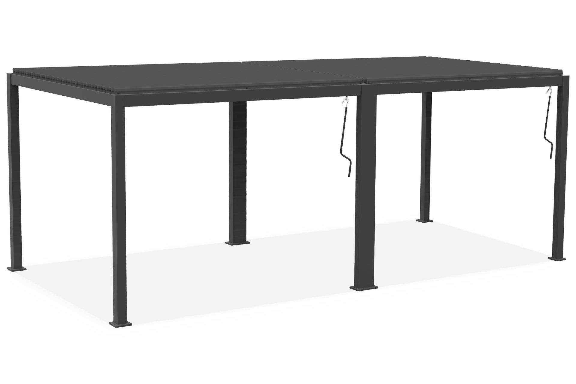 Pergola ogrodowa aluminiowa Bermeo 600 x 300 cm