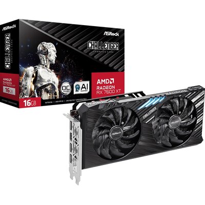 Karta graficzna ASROCK Radeon RX 7600 XT Challenger 16GB OC