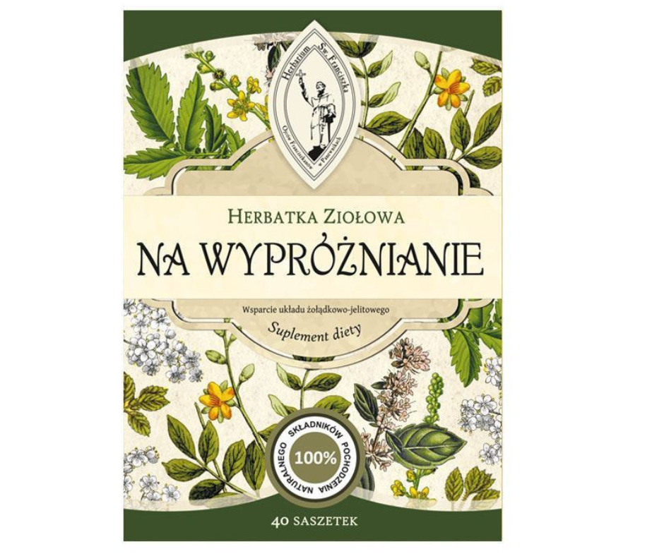 NA WYPRÓŻNIANIE Franciszkańska herbatka ziołowa w saszetkach
