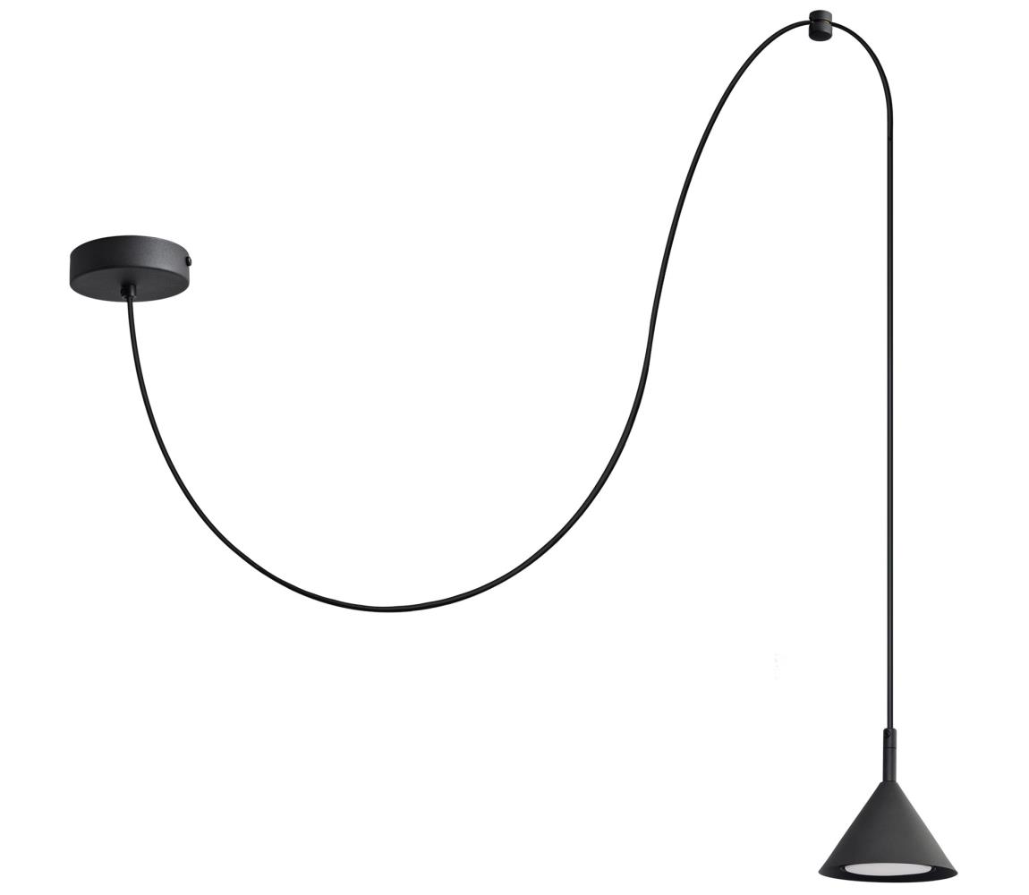 Żyrandol na lince ETNA 1xGX53/15W/230V czarny