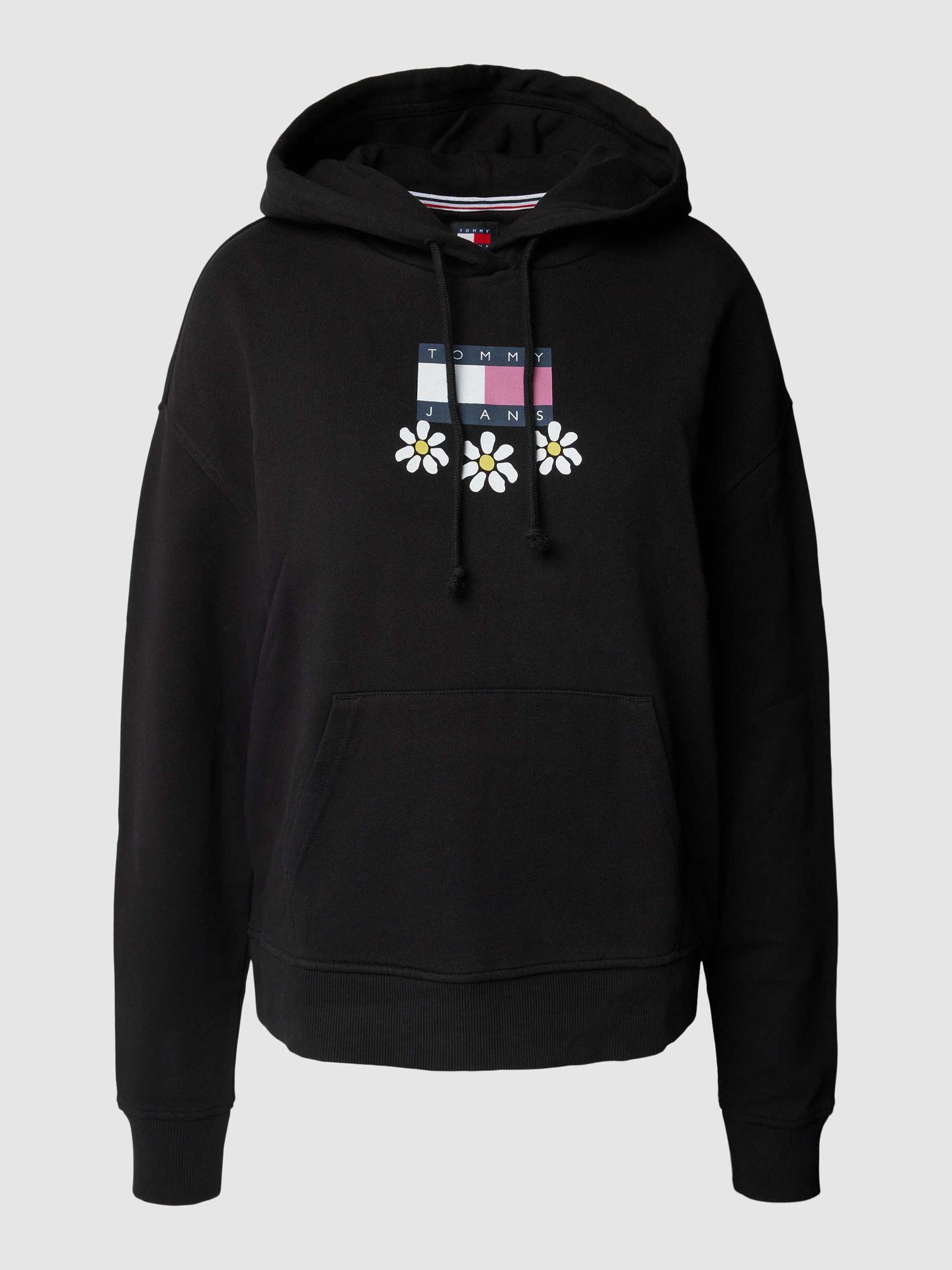 Bluza z kapturem i nadrukiem z logo i motywem model ‘DAISY FLAG’