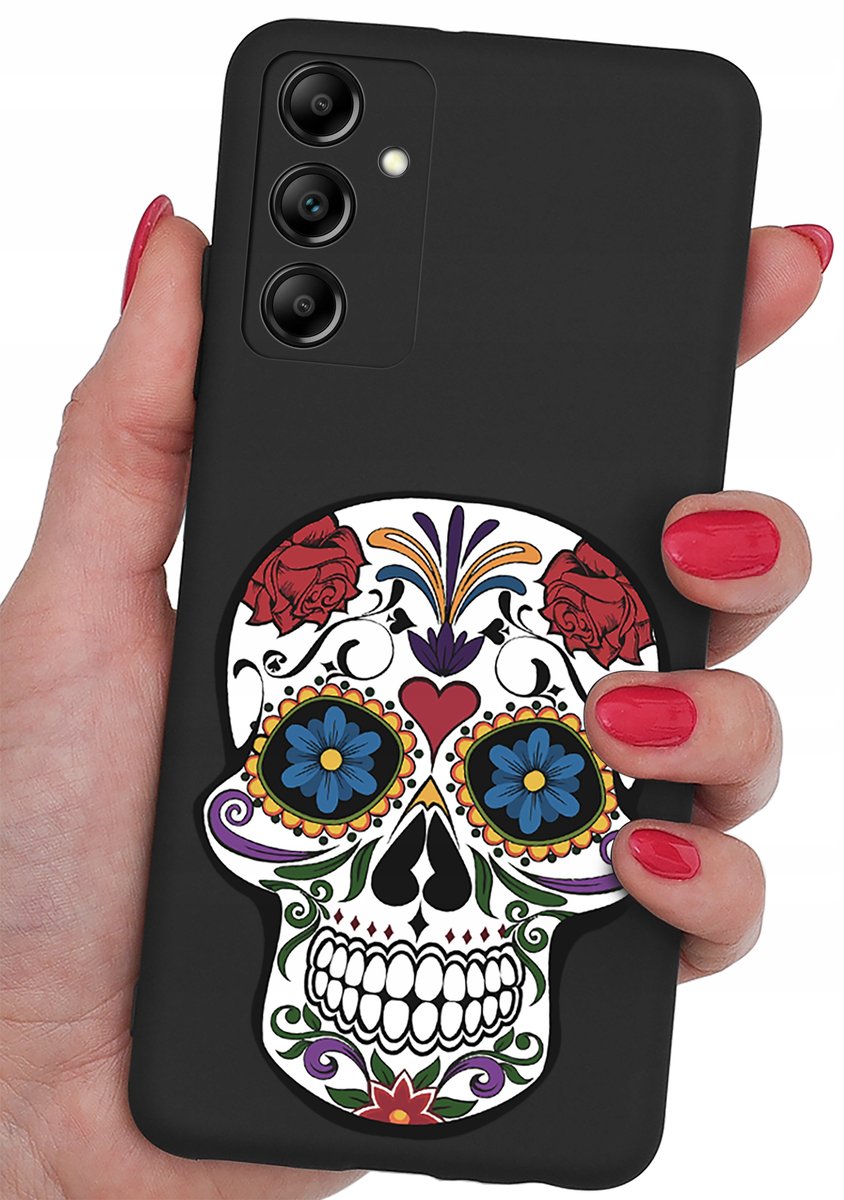 ETUI do Samsung Galaxy A25 5G CASE WZORY SOFT MATT PLECKI + SZKŁO 9H