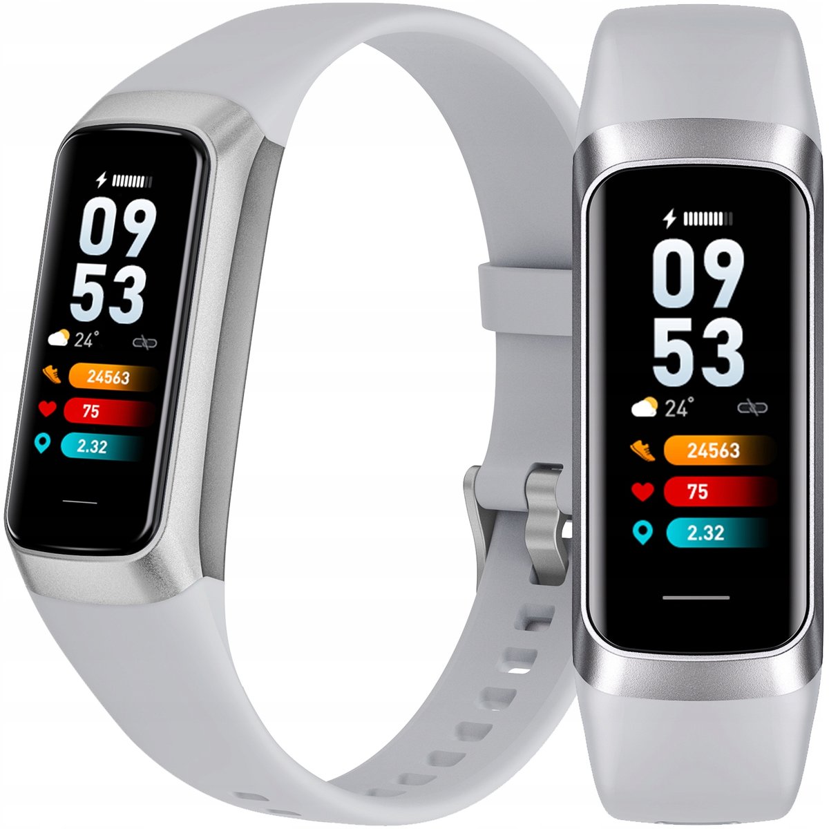 SMARTWATCH AMOLED SMARTBAND PULS SPORT DAMSKI FIT
