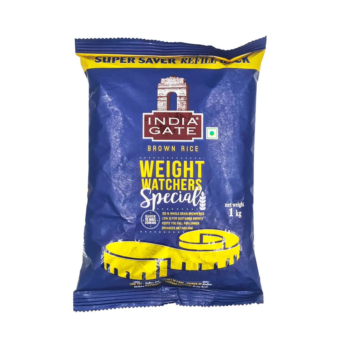 Ryż Sona Masoori Brązowy Weight Watchers Special India Gate 1Kg