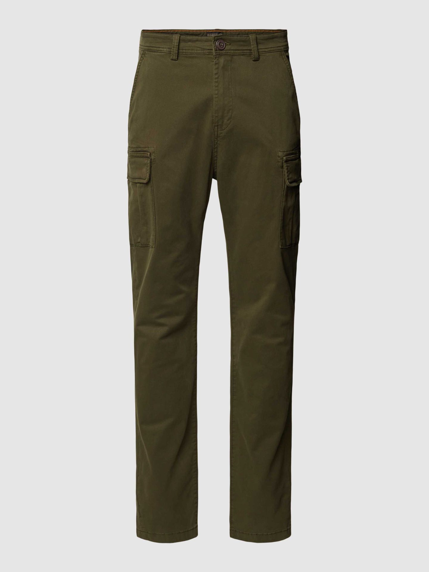 Spodnie o kroju regular fit z kieszeniami cargo model ‘YASUNI’