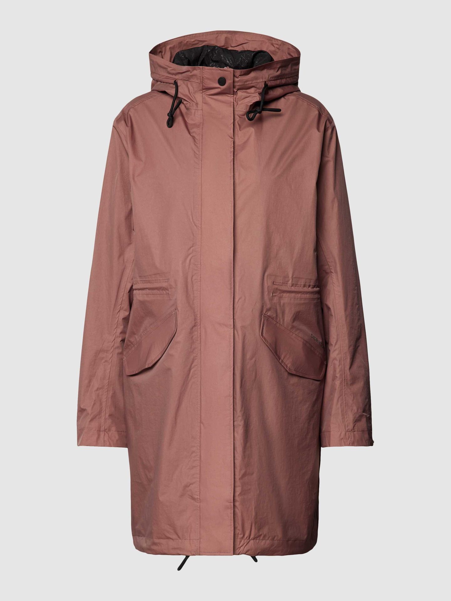 Parka w jednolitym kolorze model ‘AMELL’