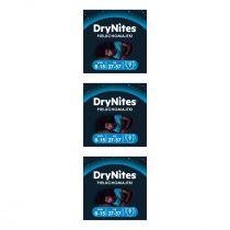 Huggies Pieluchomajtki na noc 8-15 lat DRYNITES Boy (27-57 kg) Zgrzewka 3 x 9 szt.