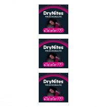 Huggies Pieluchomajtki na noc 8-15 lat DRYNITES Girl (27-57 kg) Zgrzewka 3 x 9 szt.
