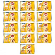 Pedigree Junior Saszetki Dla Młodych Psów Z Kurczakiem I Ryżem Z Wołowiną I Ryżem 13 X 4 X 100 G)