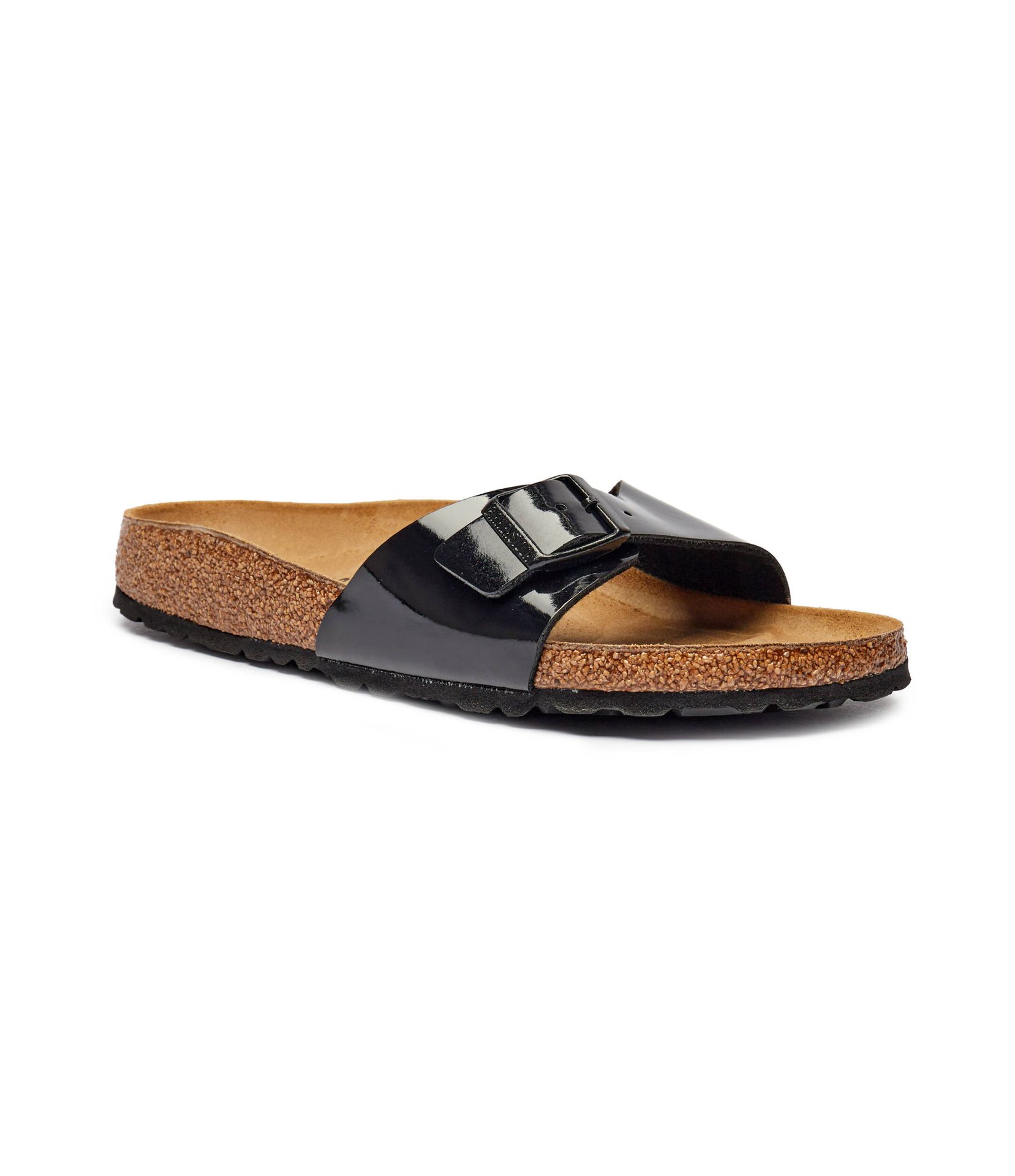 Birkenstock Klapki Madrid narrow fit z dodatkiem skóry