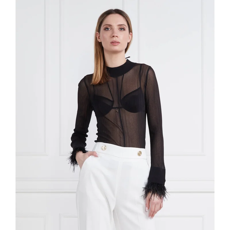 Patrizia Pepe Bluzka MAGLIA/KNIT | Slim Fit