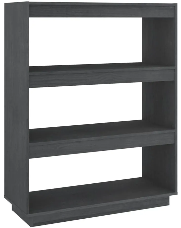 Szary drewniany regał skandynawski Z4-K66