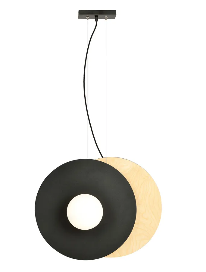 Nowoczesna wisząca lampa nad stół opal - 3X D104 S0-L89