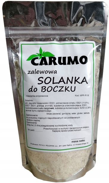 Solanka zalewowa do peklowania boczku 250g CARUMO