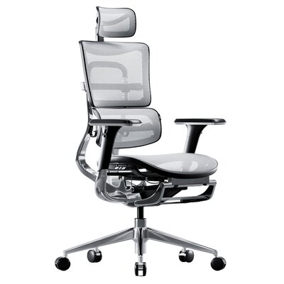 Krzesło biurowe Diablo Chairs Fotel ergonomiczny Diablo V-Master: czarno-biały