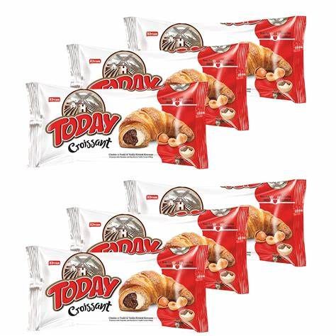 Ciastka Rogaliki TODAY Croissant Orzechowo-Czekolado 20 szt x 45g Elvan