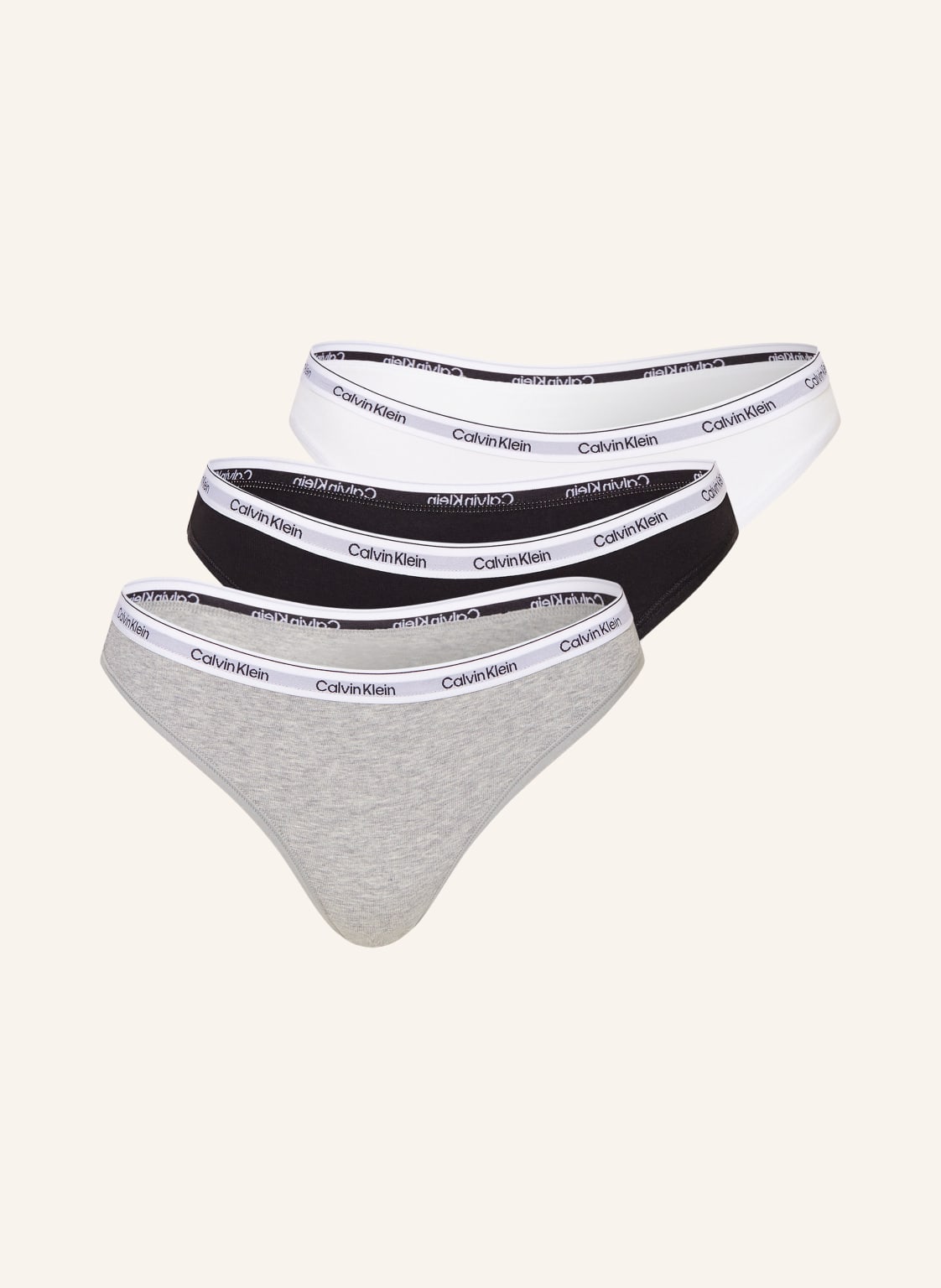 Calvin Klein Figi, 3 Szt. schwarz