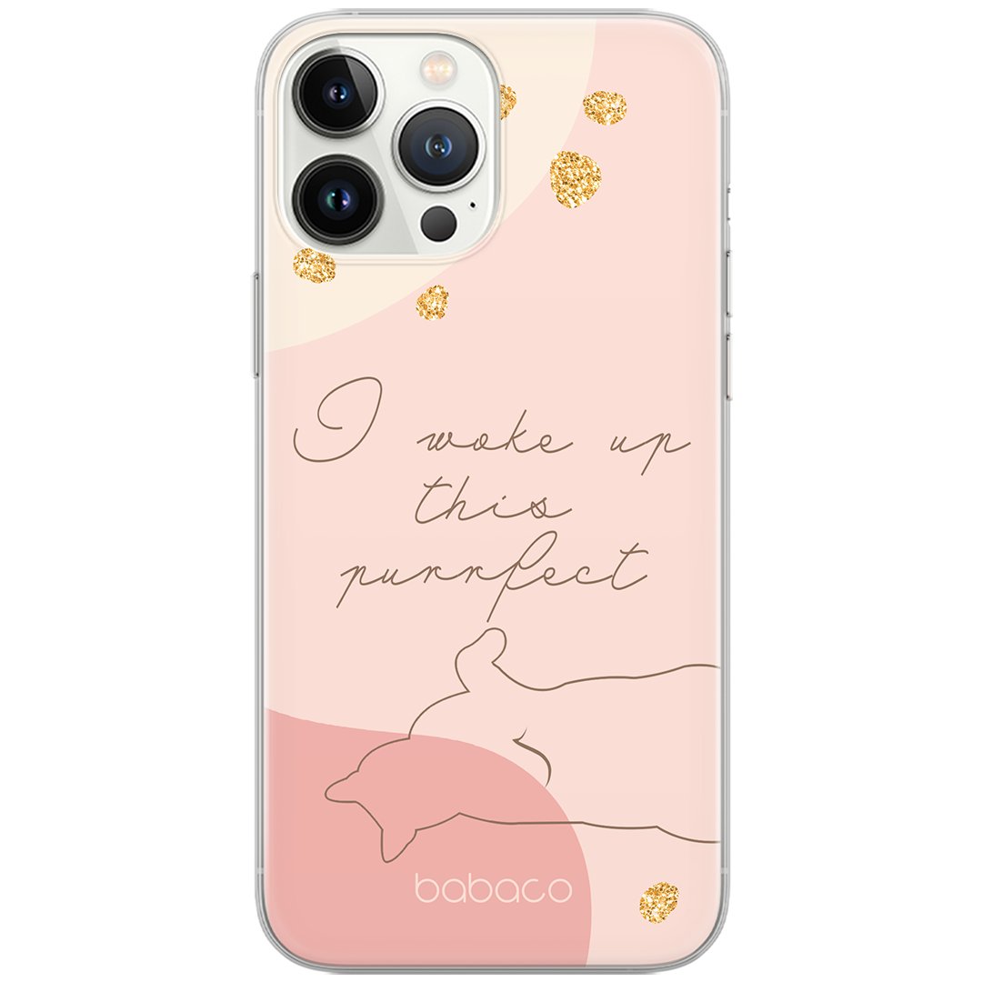 Etui dedykowane do XIAOMI REDMI NOTE 9 PRO/ 9S wzór:  Koty 008 I woke up this perfect oryginalne i oficjalnie licencjonowane