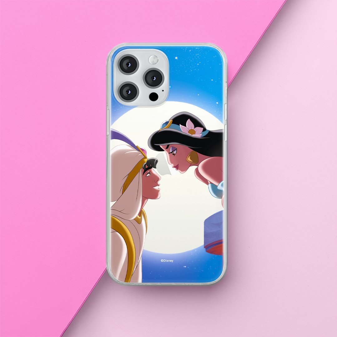 Etui Jasmine i Aladyn 001 Disney Nadruk częściowy Przeźroczysty Producent: Samsung, Model: S23