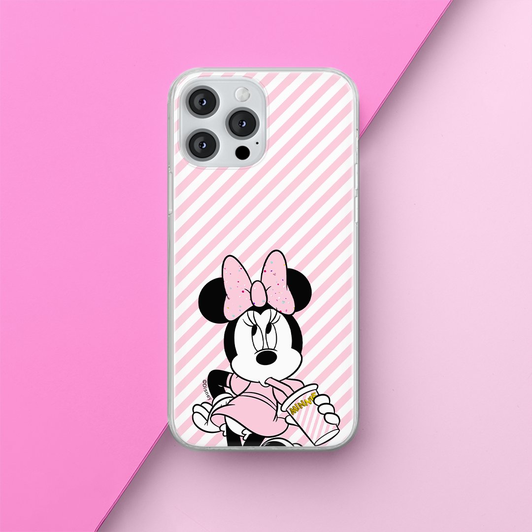 Etui Minnie 017 Disney Nadruk pełny Różowy Producent: Samsung, Model: S23 PLUS