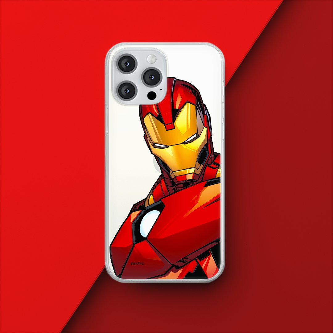 Etui Iron Man 005 Marvel Nadruk częściowy Przeźroczysty Producent: Xiaomi, Model: MI 11i/ REDMI K40/K40 PRO/POCO F3/ F3 PRO