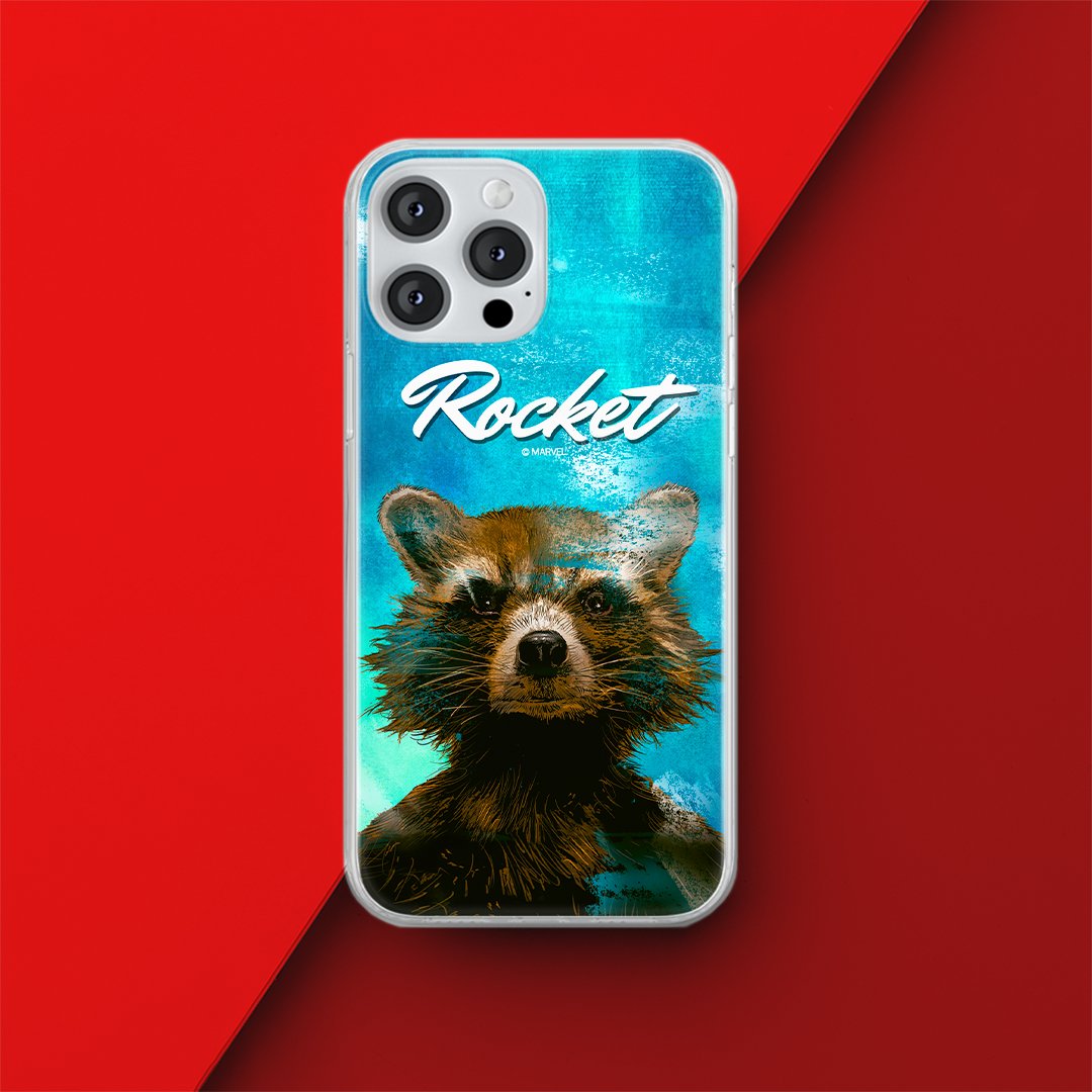 Etui Rocket 006 Marvel Nadruk pełny Niebieski Producent: Samsung, Model: S10