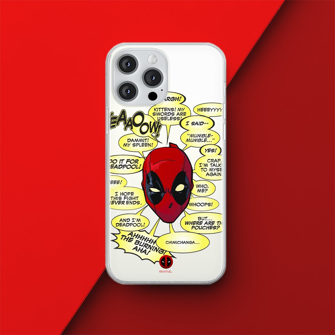 Etui Deadpool 008 Marvel Nadruk częściowy Przeźroczysty Producent: Xiaomi, Model: MI 11i/ REDMI K40/K40 PRO/POCO F3/ F3 PRO