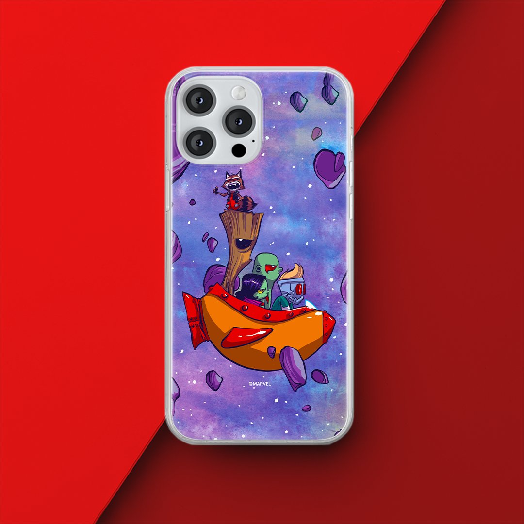 Etui Strażnicy Galaktyki 010 Marvel Nadruk pełny Wielobarwny Producent: Samsung, Model: A11 / M11
