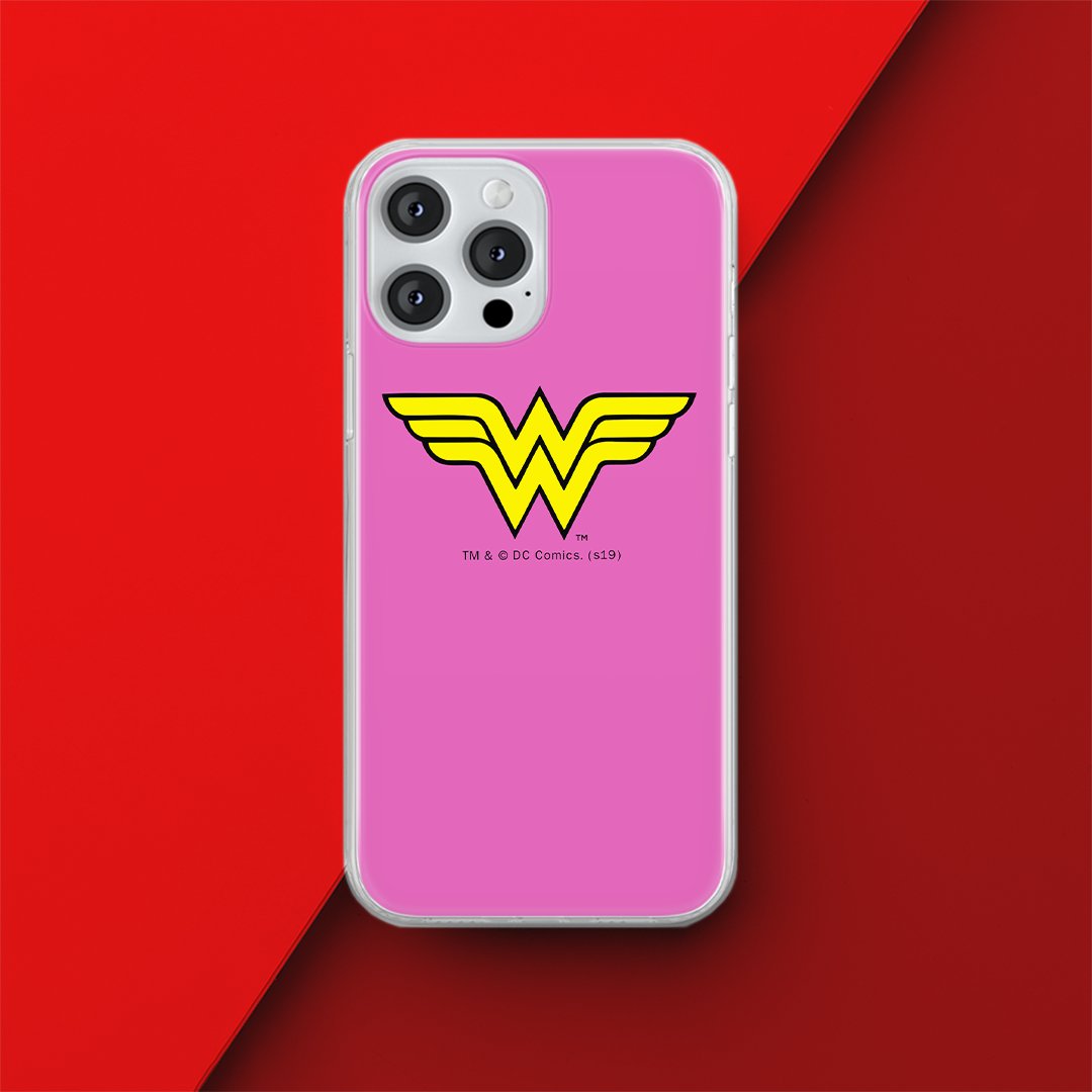 Etui Wonder Woman 005 DC Nadruk pełny Różowy Producent: Samsung, Model: S23 PLUS